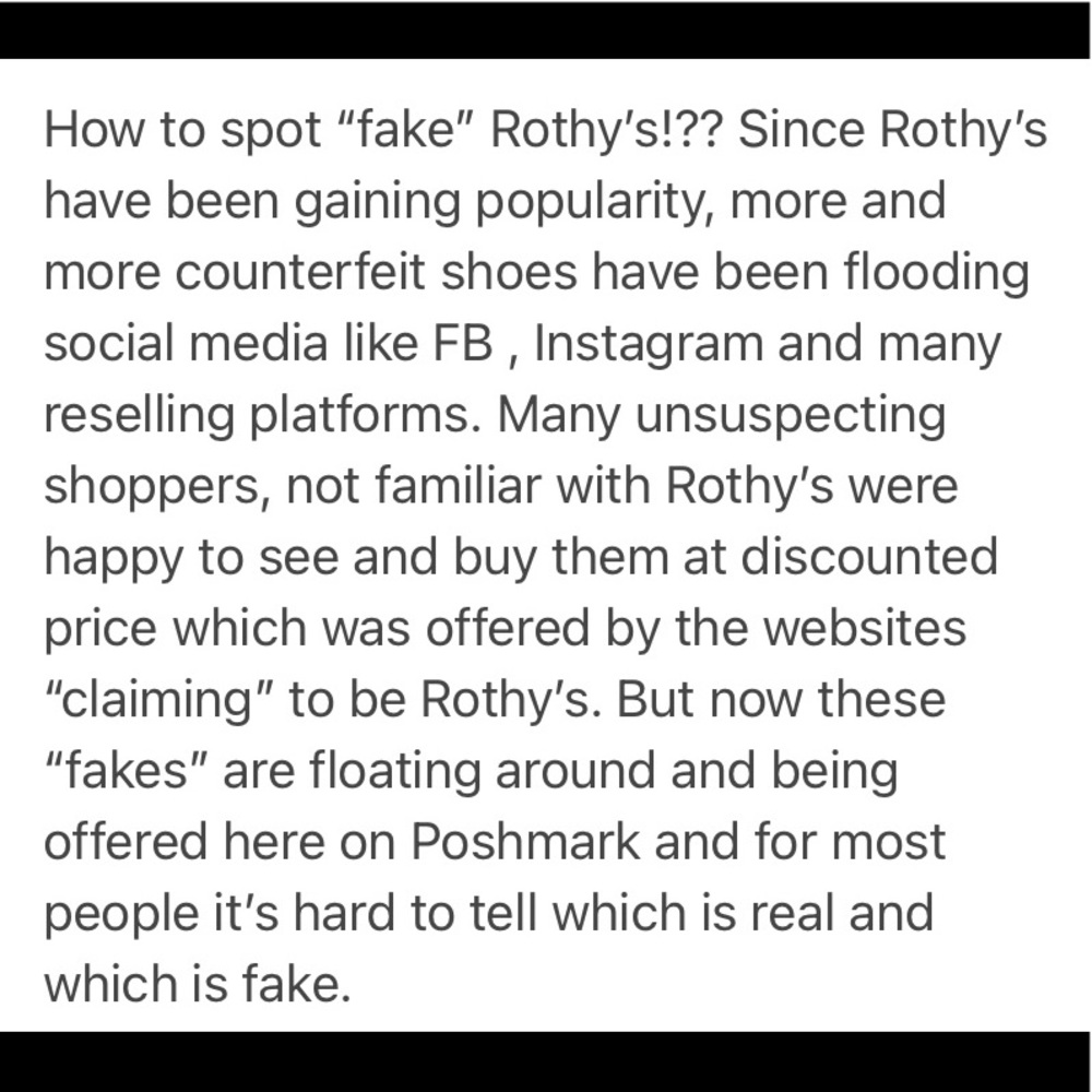 HOW TO SPOT FAKE ROTHY’S - Picture 2 of 16